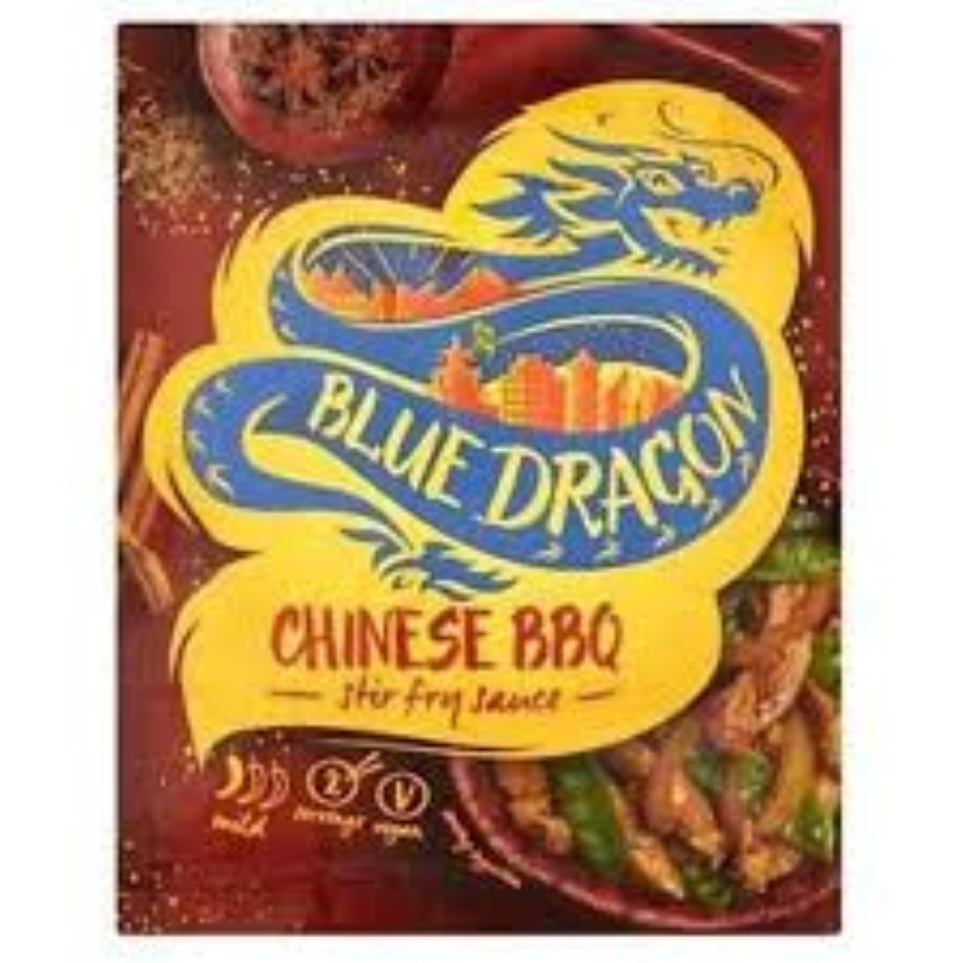 BLUE DRAGON STIR FRY CHIN BBQ 120G